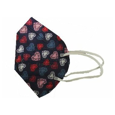 Nanorespirátor Balerina bez ventilu - FFP2 - 1 ks srdíčka