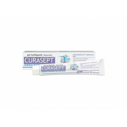 CURASEPT ADS REGENERATING zubní pasta 0,2% CHX, hyaluronát sodný, 200 ml