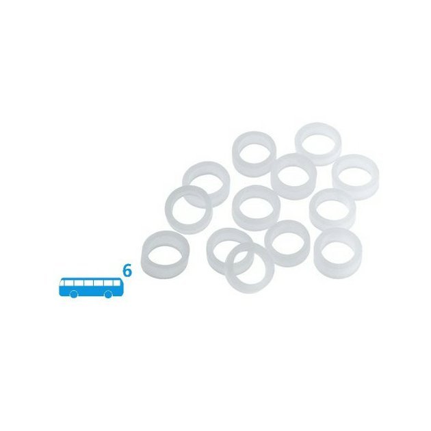 Dentaurum Gumové tahy 1/8 medium 128g - 3,2mm  BEZ LATEXU - 30 x 100 ks