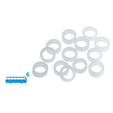 Dentaurum Gumové tahy 1/8 medium 128g - 3,2mm  BEZ LATEXU - 30 x 100 ks