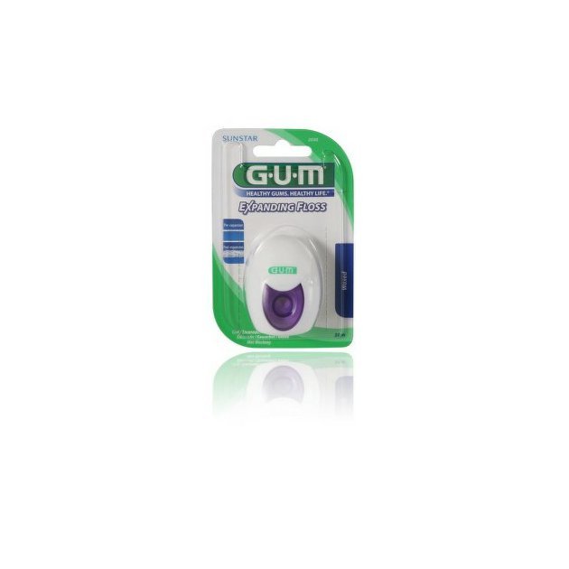 GUM Expandující nit voskovaná s mentolem 30 m