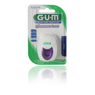 GUM Expandující nit voskovaná s mentolem 30 m