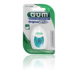 GUM Original White bělicí zubní nit s fluoridy 30 m