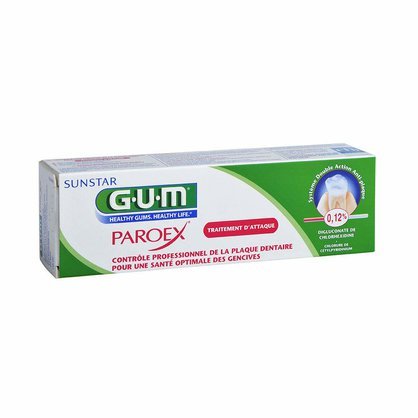 GUM Paroex gelová zubní pasta 0,12 % CHX, 75 ml