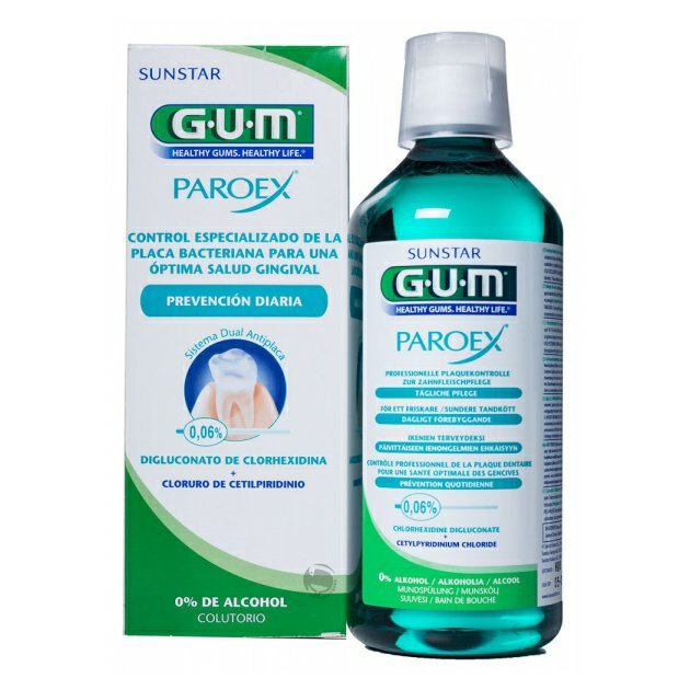 GUM Paroex ústní voda 0,06 % CHX, 500 ml