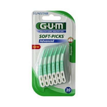 GUM Soft Picks Advanced mezizubní kartáčky Medium, 30 ks