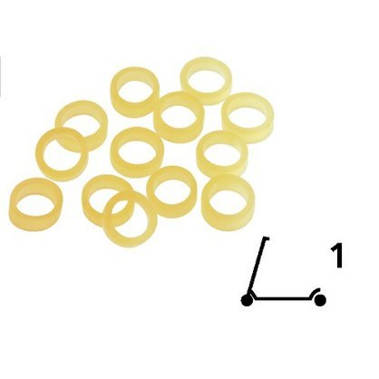 Gumové tahy 1/8 light 3,2mm - 100 ks