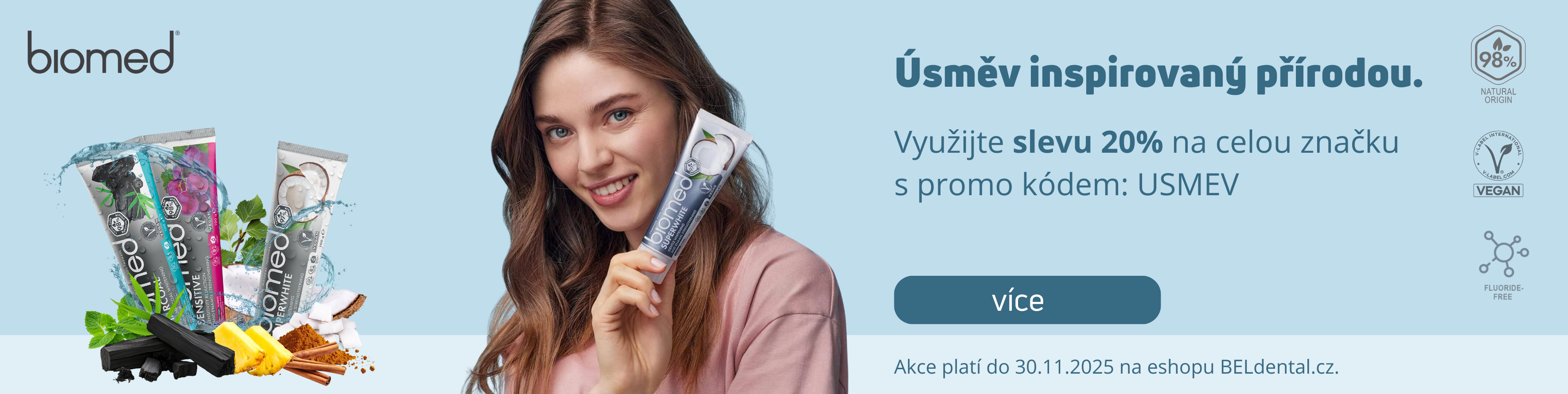 Biomed pasta bělici sleva