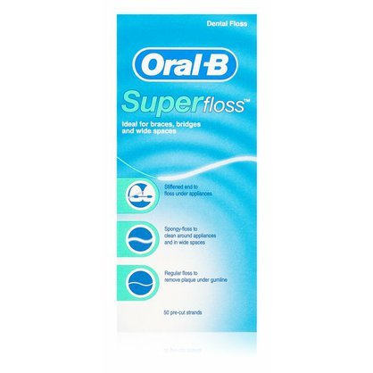 Oral-B Super Floss zubní nit 50 ks