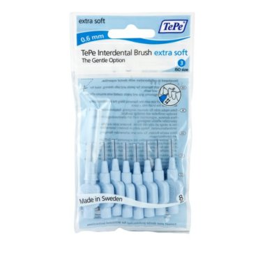 TePe Extra Soft mezizubní kartáčky 0,6 mm 8 ks modré