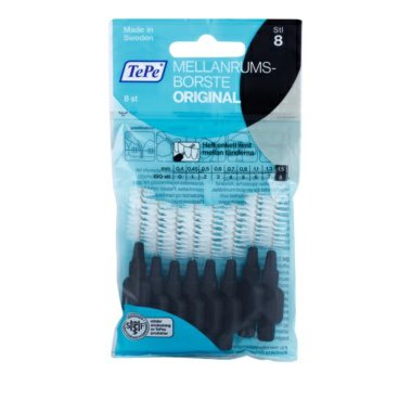TePe Original mezizubní kartáčky 1,5 mm 8 ks černé